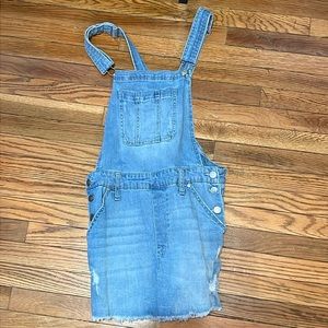 Jean Overall Shorts